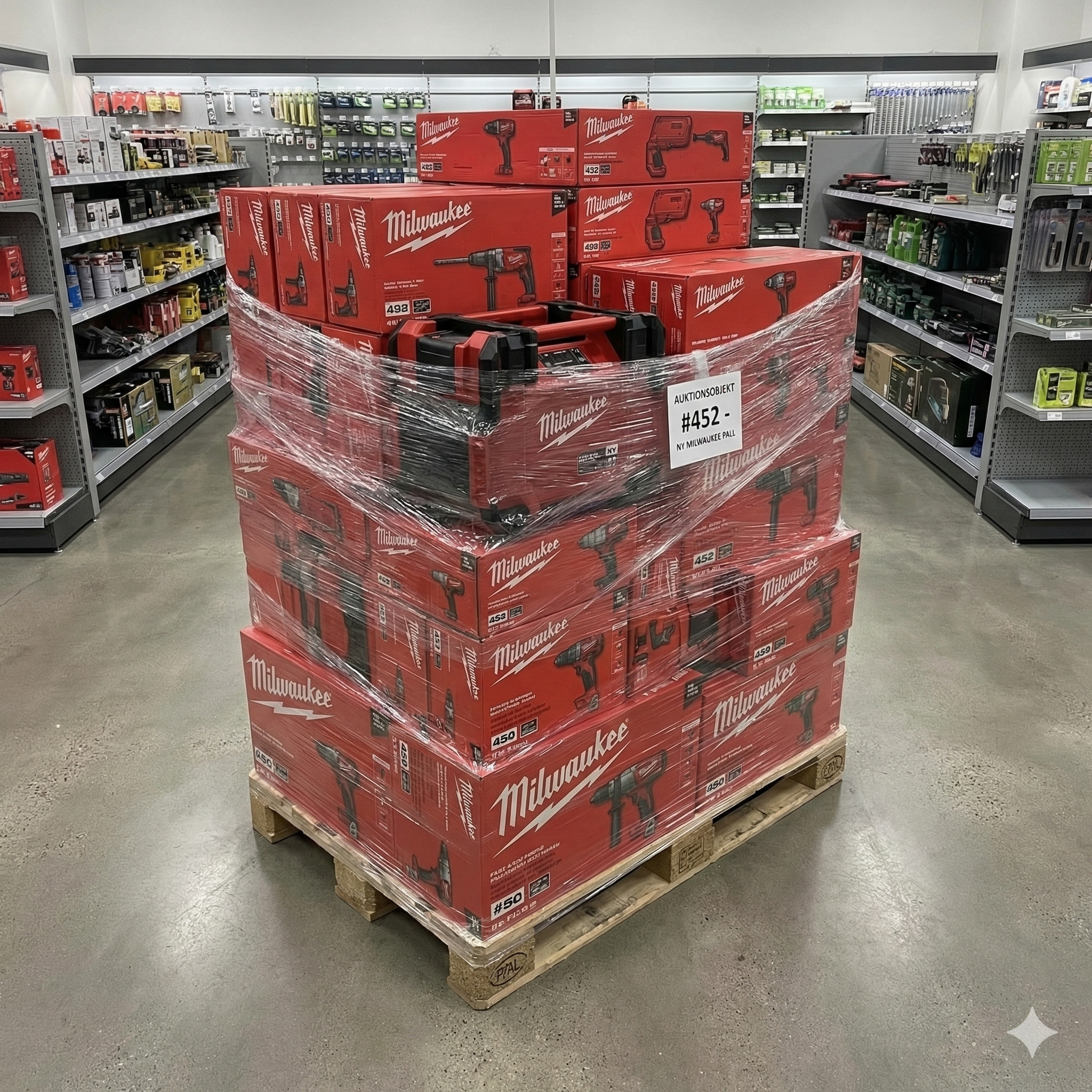 Milwaukee Verktygspall – Nya produkter (Oöppnade kartonger) - Objekt-ID 66/70862