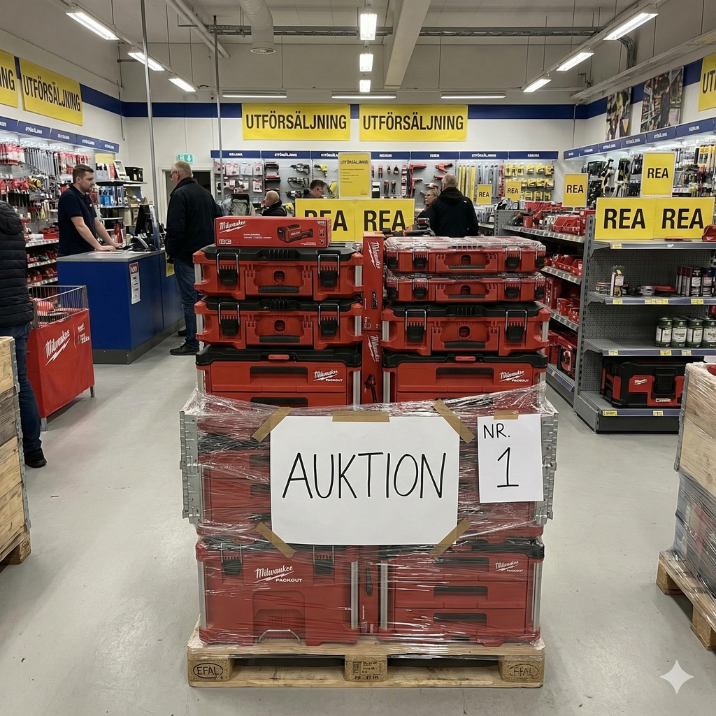 Milwaukee Verktygspall – Nya produkter (Oöppnade kartonger) - Objekt-ID 66/70862